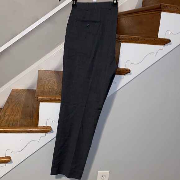 Lauren Ralph Lauren Men's Gray Classic-Fit Wool Stretch Dress Pants Size 38W 30L - Picture 2 of 8